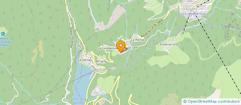 localisation de l'entreprise MADAME EMILIE CHAPUIS  VAUJANY