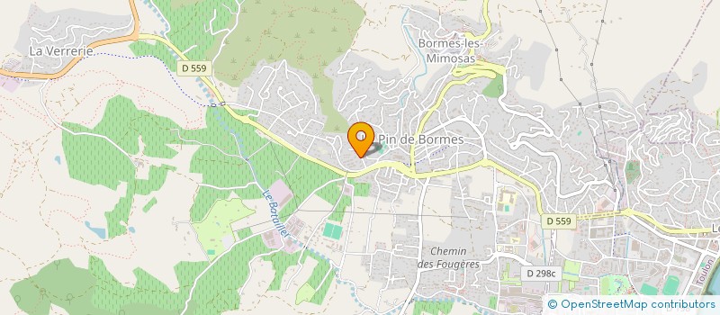 localisation de l'entreprise MADAME EMILIE CHARLE ROULLOT à BORMES-LES-MIMOSAS
