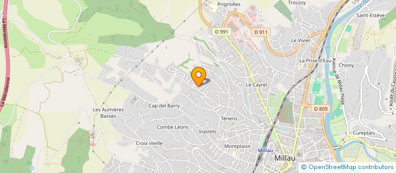 localisation de l'entreprise MADAME EMILIE CHARRY à MILLAU