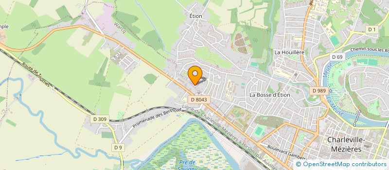 localisation de l'entreprise MADAME EMILIE CHARTON  CHARLEVILLE-MEZIERES