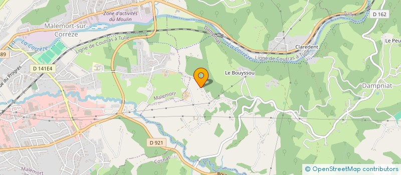 localisation de l'entreprise MADAME EMILIE CHASTRUSSE  DAMPNIAT