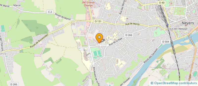 localisation de l'entreprise MADAME EMILIE CHATELAIN à NEVERS