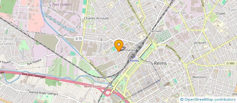 localisation de l'entreprise MADAME EMILIE CHATELET  REIMS