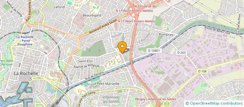 localisation de l'entreprise MADAME EMILIE CHATENAY  LA ROCHELLE