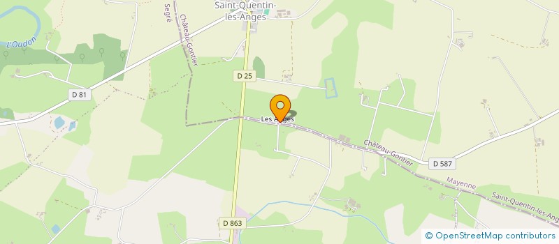 localisation de l'entreprise MADAME EMILIE CHATILLON  SAINT-QUENTIN-LES-ANGES