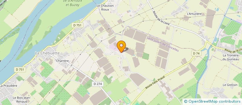 localisation de l'entreprise MADAME EMILIE CHAUDET  SAINT-JULIEN-DE-CONCELLES