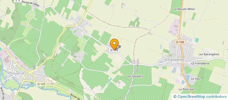 localisation de l'entreprise MADAME EMILIE CHAUDEURGE  BELLEVIGNE-EN-LAYON