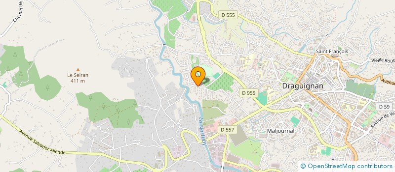 localisation de l'entreprise MADAME EMILIE CHEMIN  DRAGUIGNAN