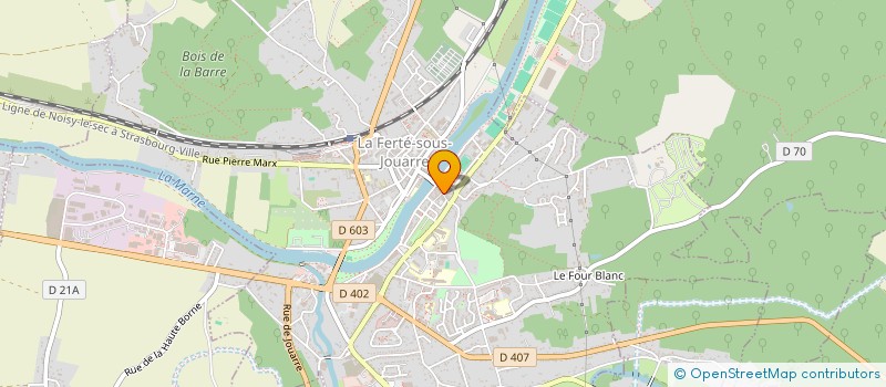 localisation de l'entreprise MADAME EMILIE CHEN  LA FERTE-SOUS-JOUARRE