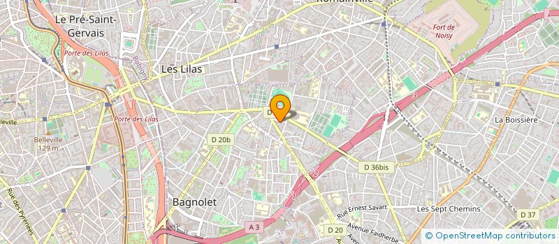 localisation de l'entreprise MADAME EMILIE CHENOU à BAGNOLET