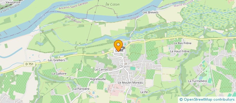 localisation de l'entreprise MADAME EMILIE CHEVALIER  OREE-D'ANJOU