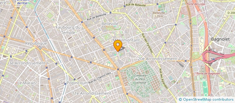 localisation de l'entreprise MADAME EMILIE CHEVAT  PARIS