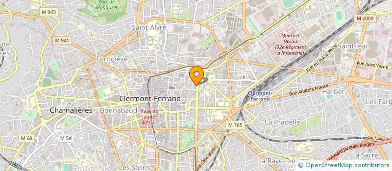 localisation de l'entreprise MADAME EMILIE CHOMET à CLERMONT-FERRAND