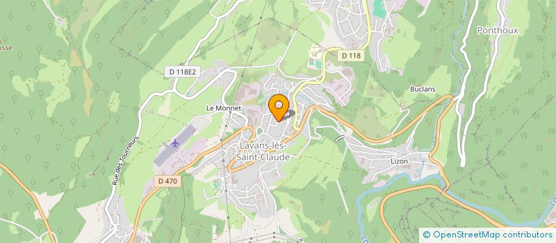 localisation de l'entreprise MADAME EMILIE CHOUMIL à LAVANS-LES-SAINT-CLAUDE