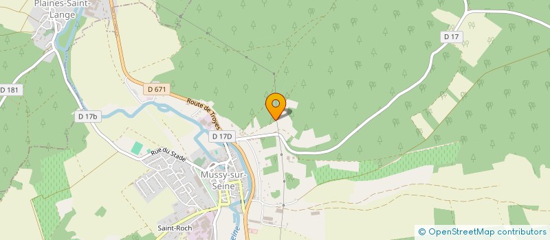 localisation de l'entreprise MADAME EMILIE CLAIR  MUSSY-SUR-SEINE