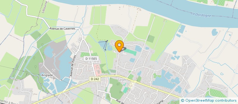 localisation de l'entreprise MADAME EMILIE CLAUDE  IZON