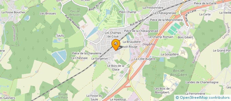 localisation de l'entreprise MADAME EMILIE CLEMENT  BALLAN-MIRE