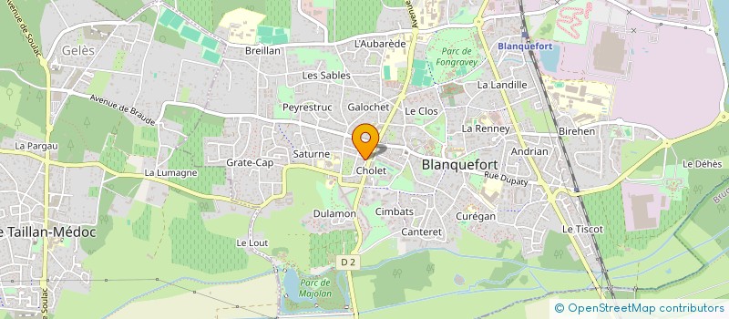 localisation de l'entreprise MADAME EMILIE CLOART à BLANQUEFORT