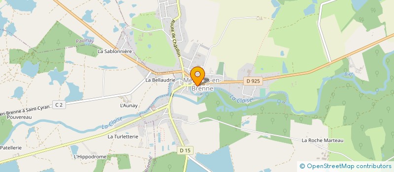 localisation de l'entreprise MADAME EMILIE COAZY à MEZIERES-EN-BRENNE