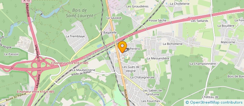 localisation de l'entreprise MADAME EMILIE COCHET  VEIGNE