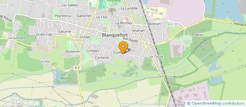 localisation de l'entreprise MADAME EMILIE COIFFE à BLANQUEFORT