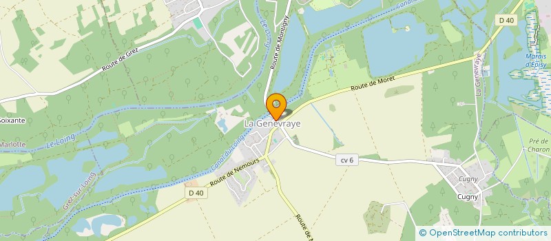 localisation de l'entreprise MADAME EMILIE COLAS  LA GENEVRAYE