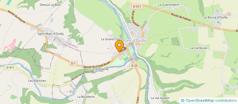 localisation de l'entreprise MADAME EMILIE COLIN  PONT-D'OUILLY