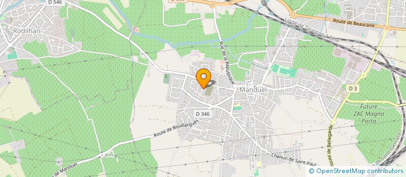 localisation de l'entreprise MADAME EMILIE COLLADOS  MANDUEL