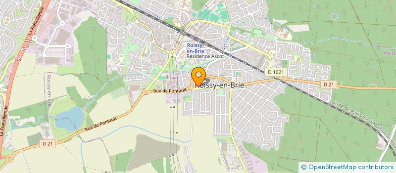 localisation de l'entreprise MADAME EMILIE COLLIN à ROISSY-EN-BRIE