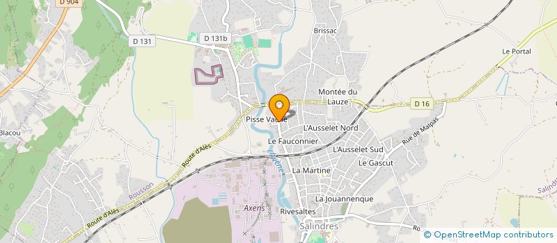 localisation de l'entreprise MADAME EMILIE COLOMB  BESSEGES