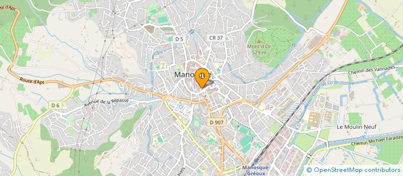 localisation de l'entreprise MADAME EMILIE COLOMBARD à MANOSQUE