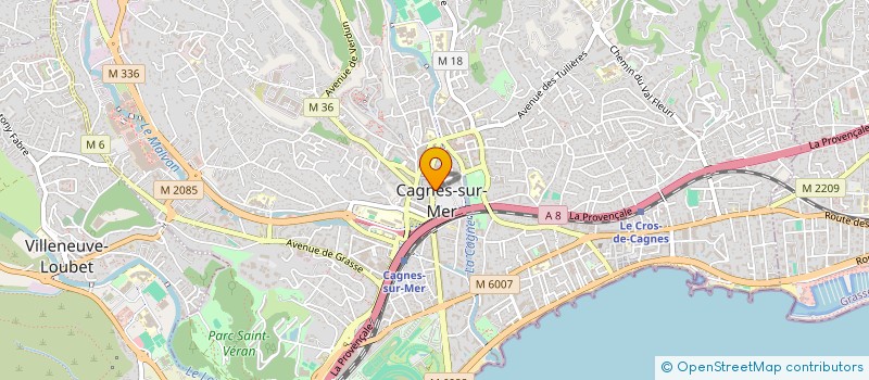 localisation de l'entreprise MADAME EMILIE COLOMBO à CAGNES-SUR-MER