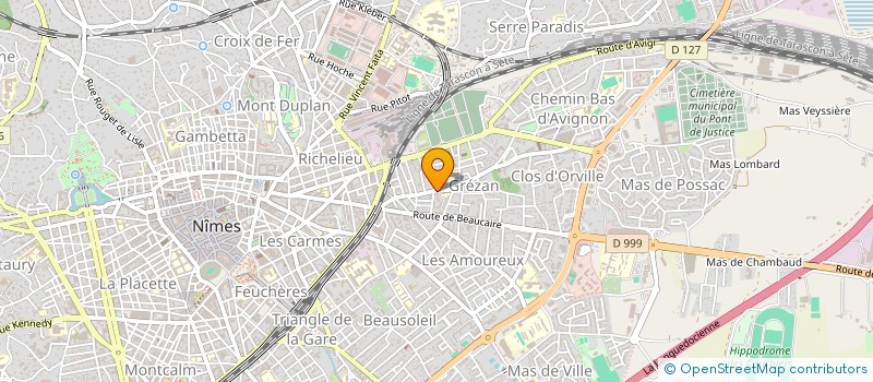 localisation de l'entreprise MADAME EMILIE COMBAZ  NIMES