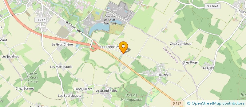 localisation de l'entreprise MADAME EMILIE COMPIN  SAINT-PORCHAIRE