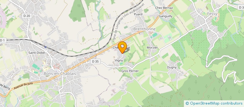 localisation de l'entreprise MADAME EMILIE COMTE à BRENTHONNE