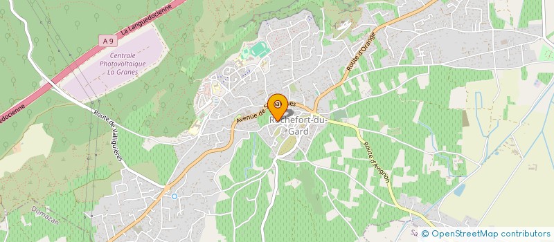 localisation de l'entreprise MADAME EMILIE COOK  ROCHEFORT-DU-GARD