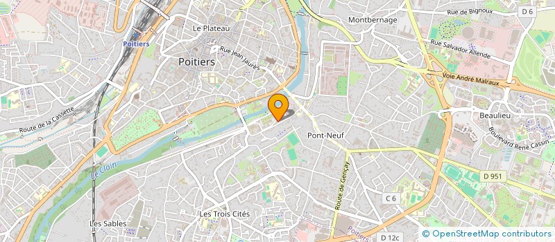localisation de l'entreprise MADAME EMILIE COQUELIN à POITIERS