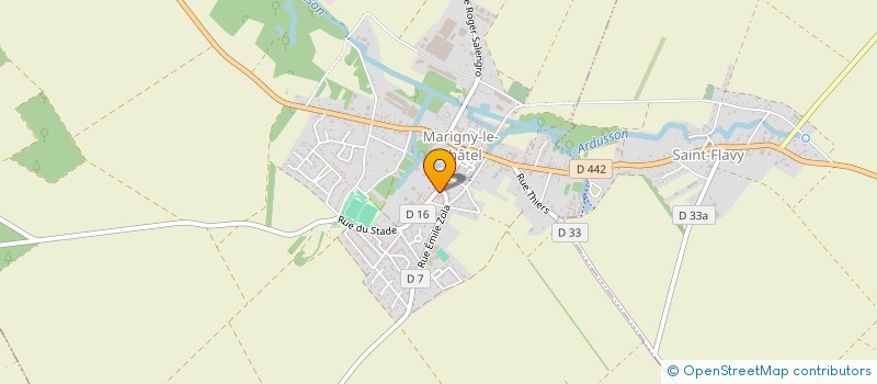 localisation de l'entreprise MADAME EMILIE CORBET  MARIGNY-LE-CHATEL