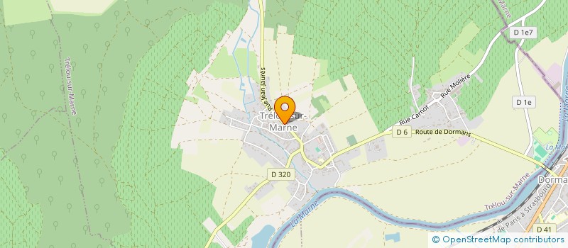 localisation de l'entreprise MADAME EMILIE CORDEIRO  TRELOU-SUR-MARNE