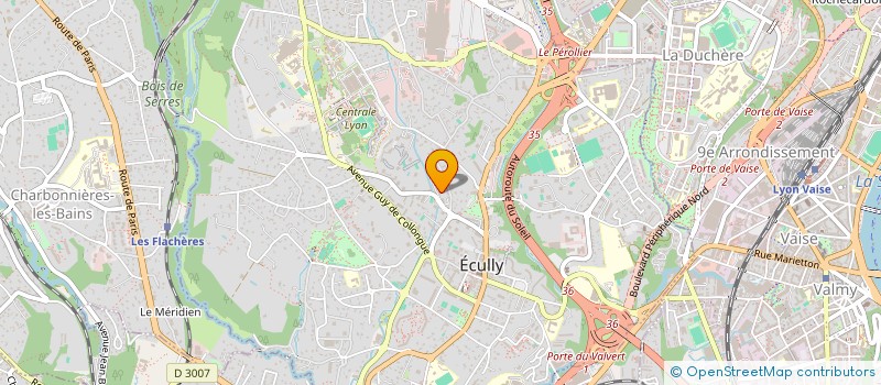 localisation de l'entreprise MADAME EMILIE CORDIEZ  ECULLY