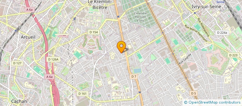 localisation de l'entreprise MADAME EMILIE CORDONNIER à VILLEJUIF