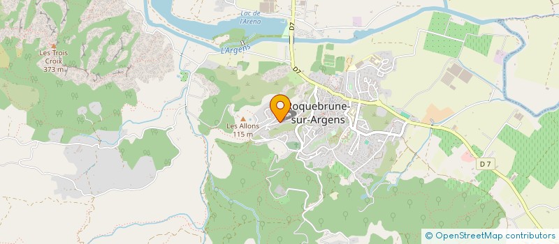 localisation de l'entreprise MADAME EMILIE CORNELIS à ROQUEBRUNE-SUR-ARGENS