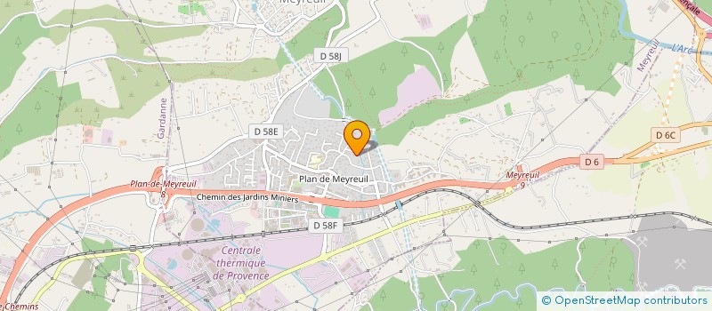 localisation de l'entreprise MADAME EMILIE CORTADE  MEYREUIL