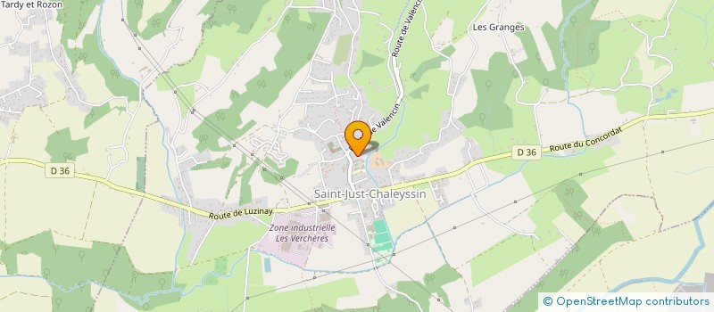 localisation de l'entreprise MADAME EMILIE COSTA  SAINT-JUST-CHALEYSSIN