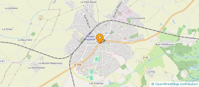 localisation de l'entreprise MADAME EMILIE COSTARD à SAINTE-PAZANNE