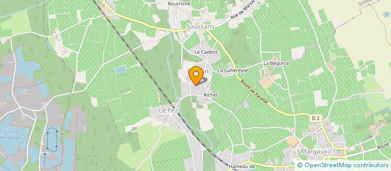 localisation de l'entreprise MADAME EMILIE COSTE  SOUSSANS