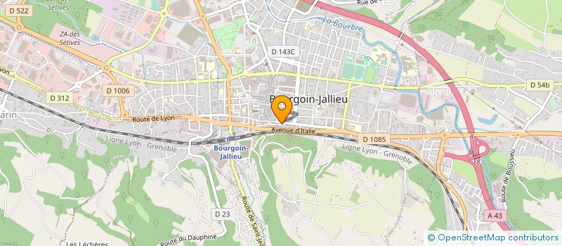 localisation de l'entreprise MADAME EMILIE COSTES à BOURGOIN-JALLIEU