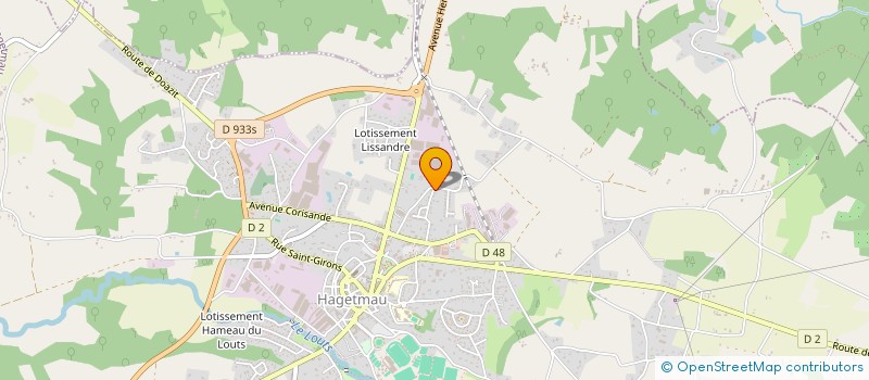 localisation de l'entreprise MADAME EMILIE COSTIL  HAGETMAU