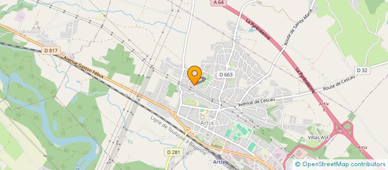 localisation de l'entreprise MADAME EMILIE COUROUAU  ARTIX