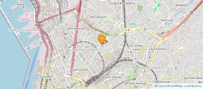 localisation de l'entreprise MADAME EMILIE CREMADES à MARSEILLE